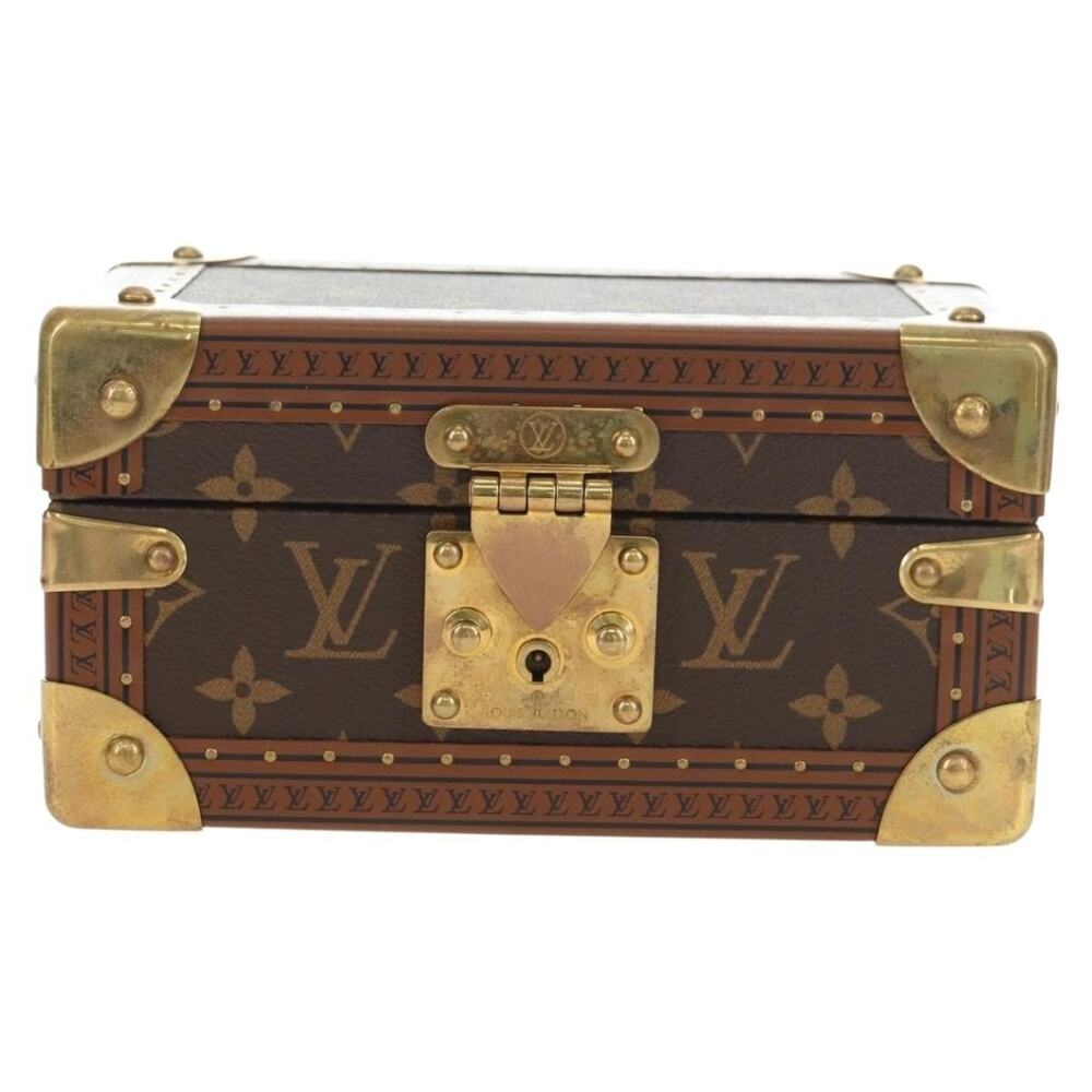 Louis Vuitton Monogram Coffretrezor 20 Jewelry Box Brown